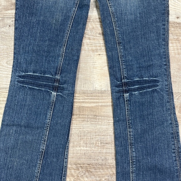 VTG Y2K Antik Denim Women’s Sz 30 Embroidered Flare Leg Western Low Rise Jeans - Picture 4 of 15